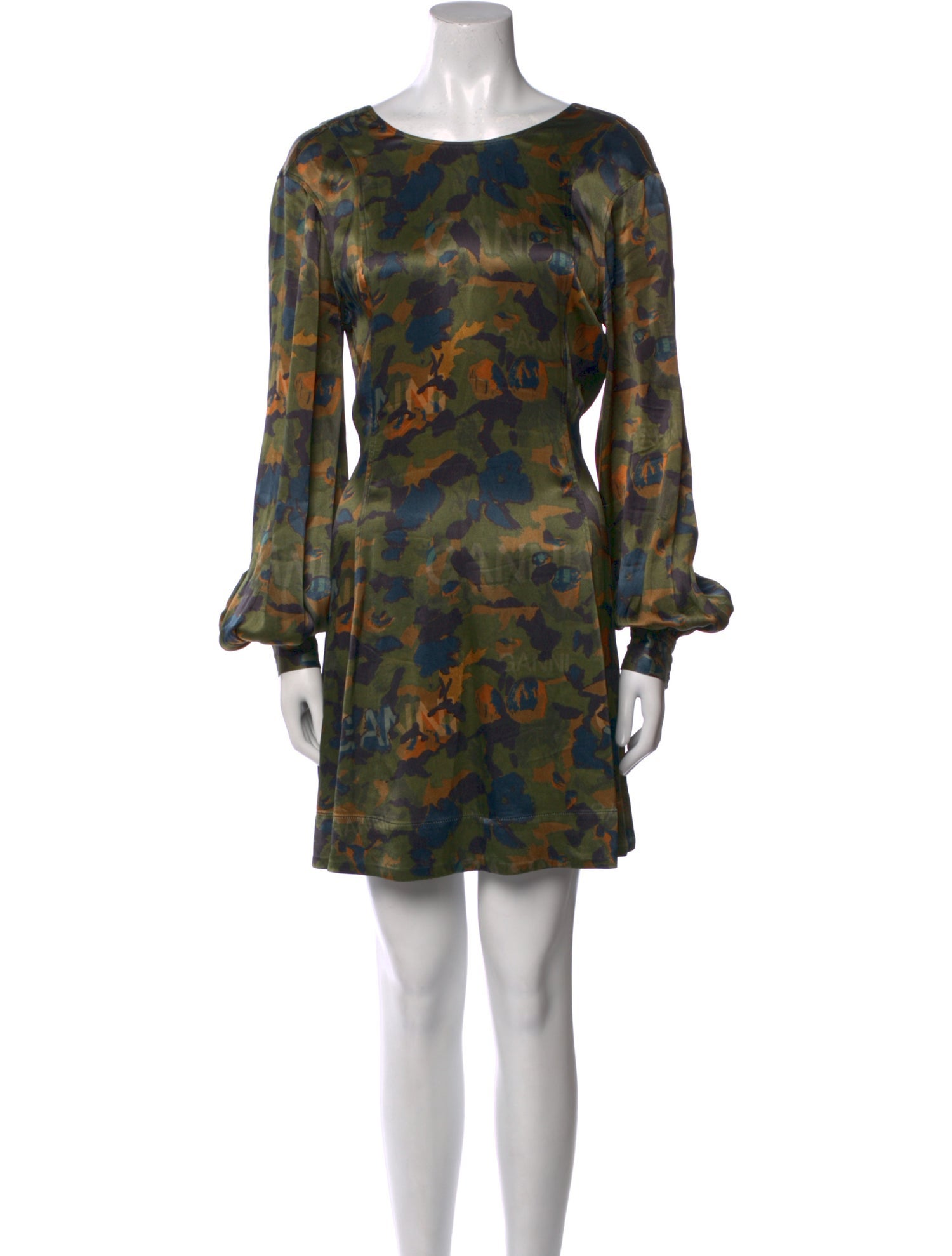 Ganni Printed Mini Dress