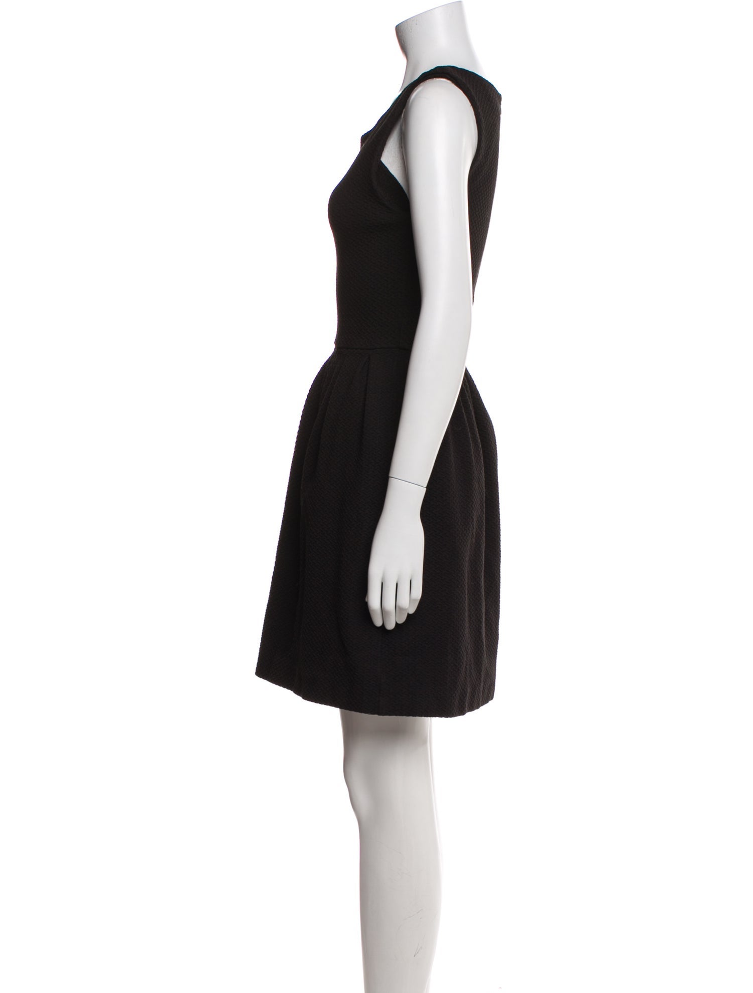 Ganni Scoop Neck Mini Dress