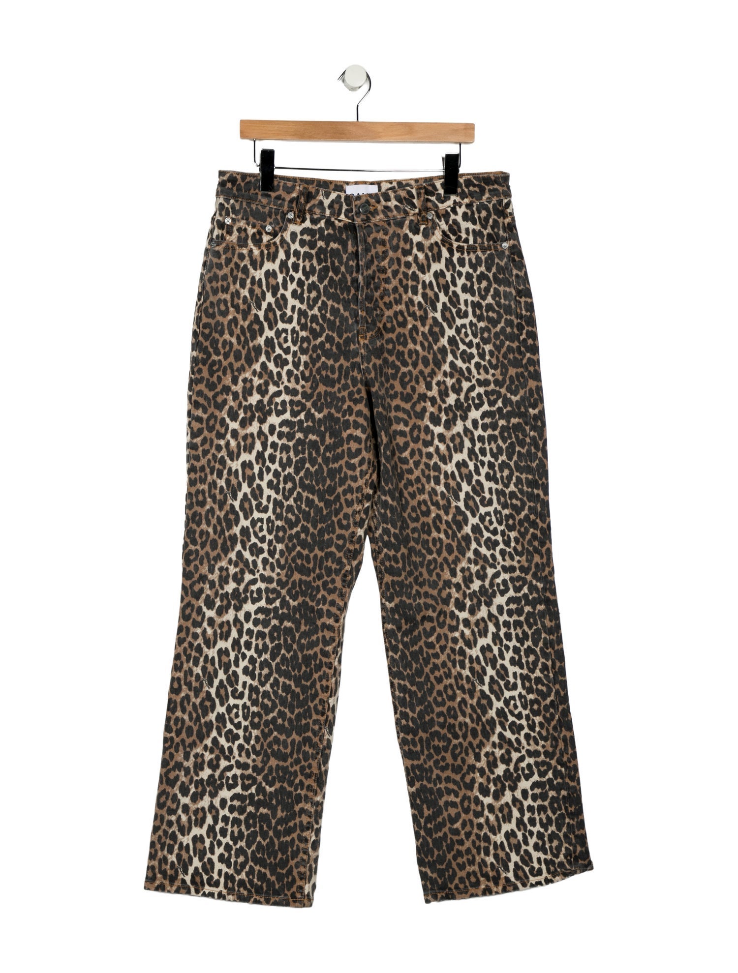 Ganni High-Rise Wide Leg Jeans