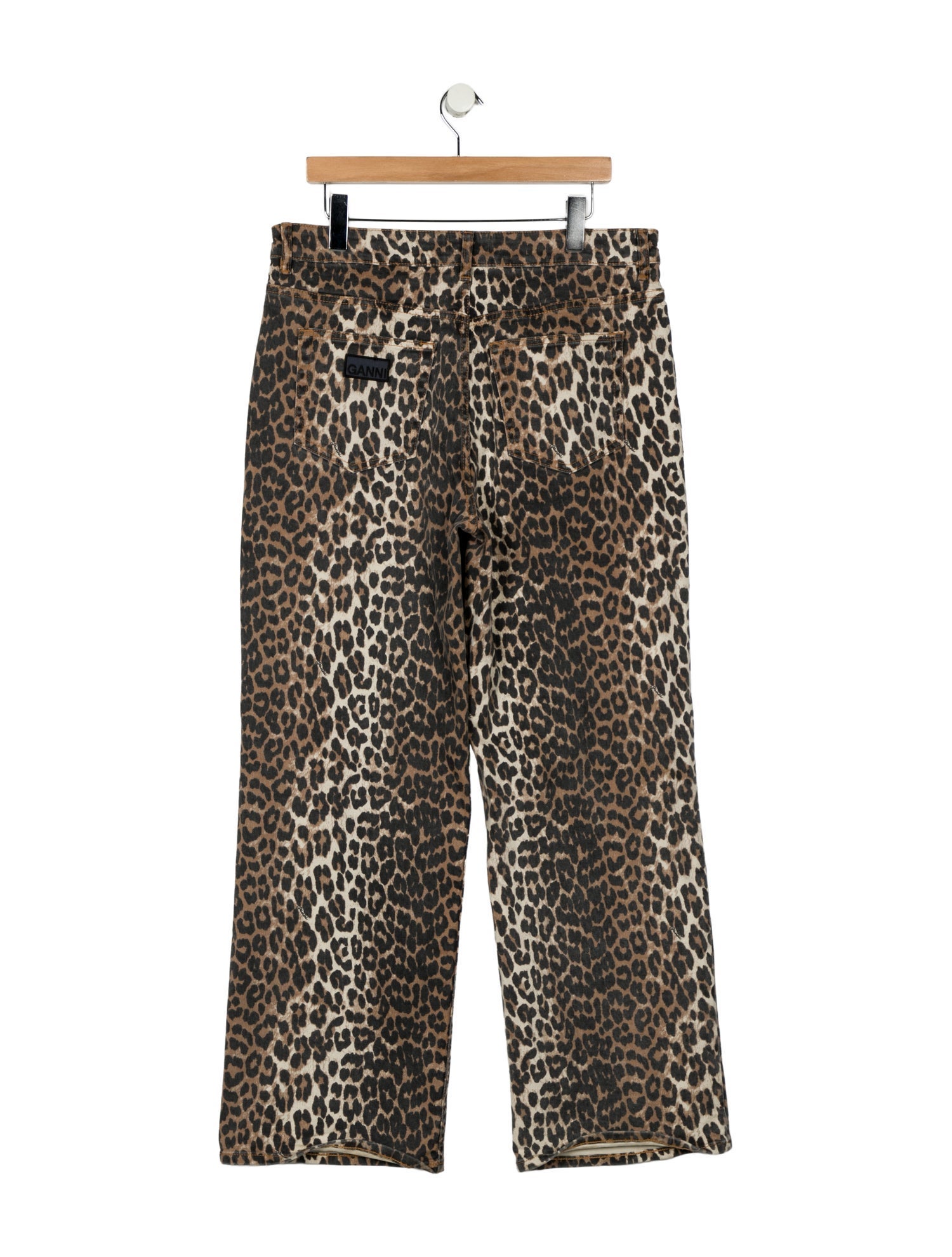 Ganni High-Rise Wide Leg Jeans