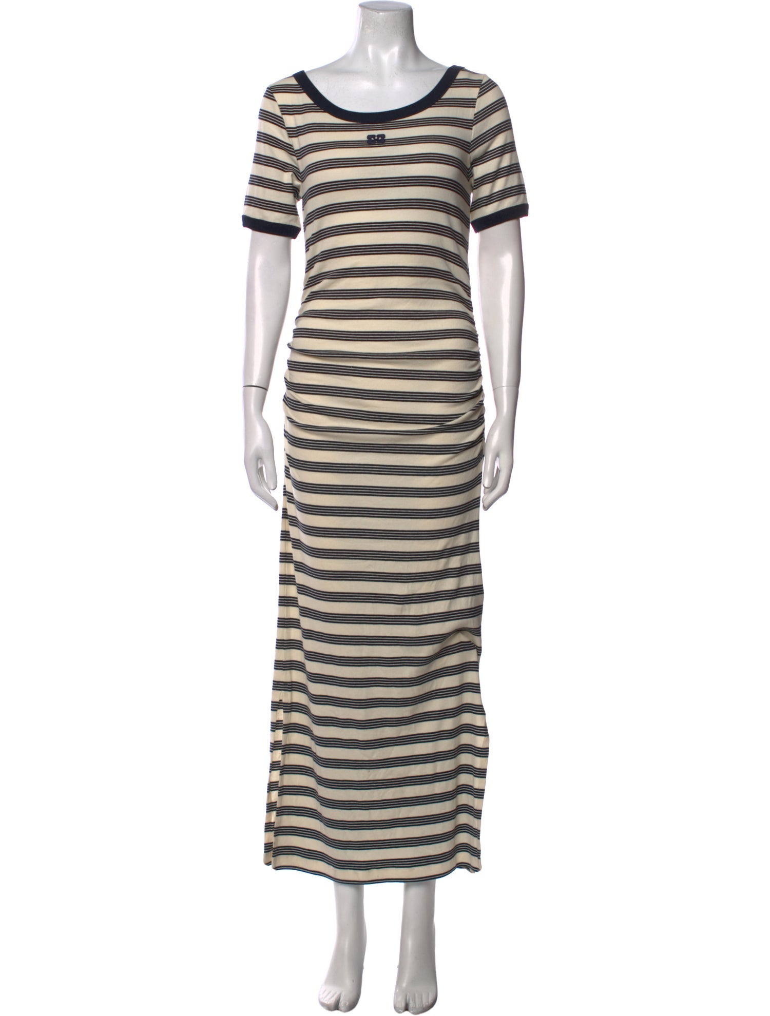 Ganni Striped Long Dress w/ Tags