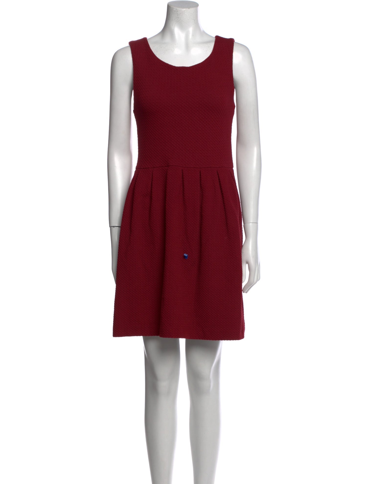 Ganni Scoop Neck Mini Dress