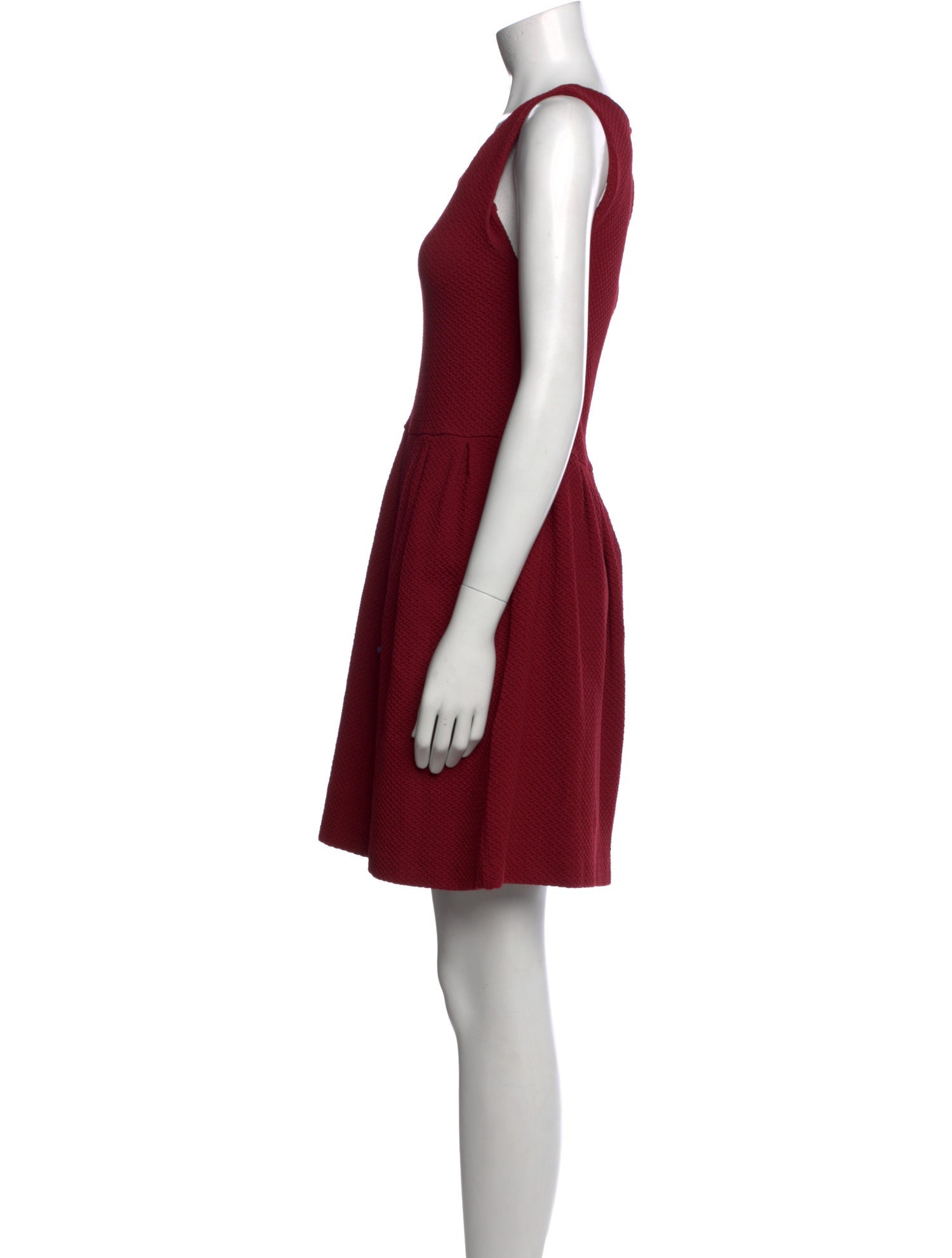 Ganni Scoop Neck Mini Dress