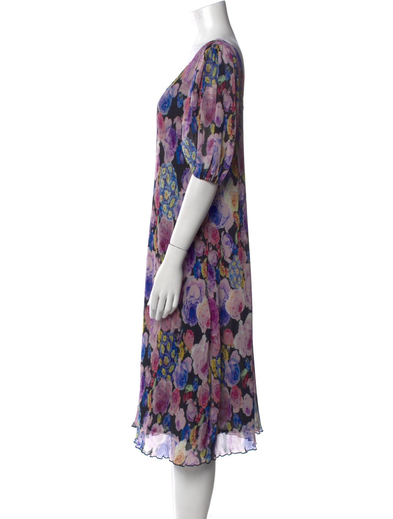 Ganni Printed Midi Length Dress