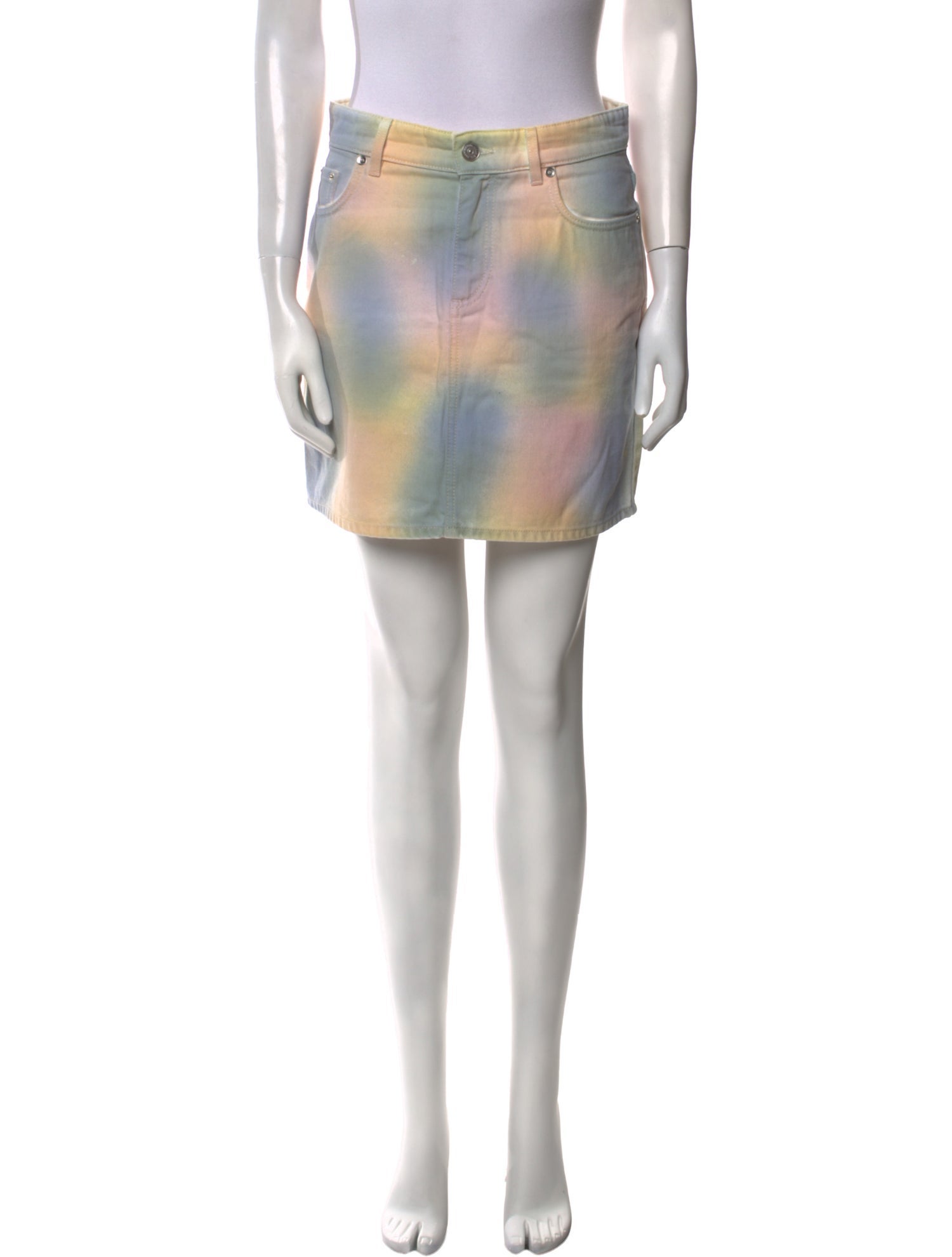 Ganni Printed Mini Skirt