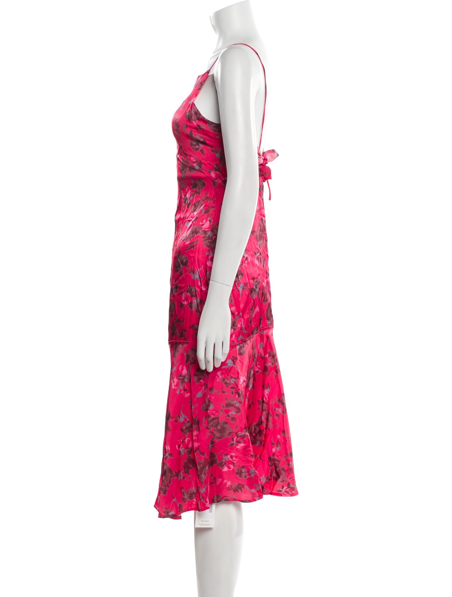 Ganni Floral Print Midi Length Dress w/ Tags