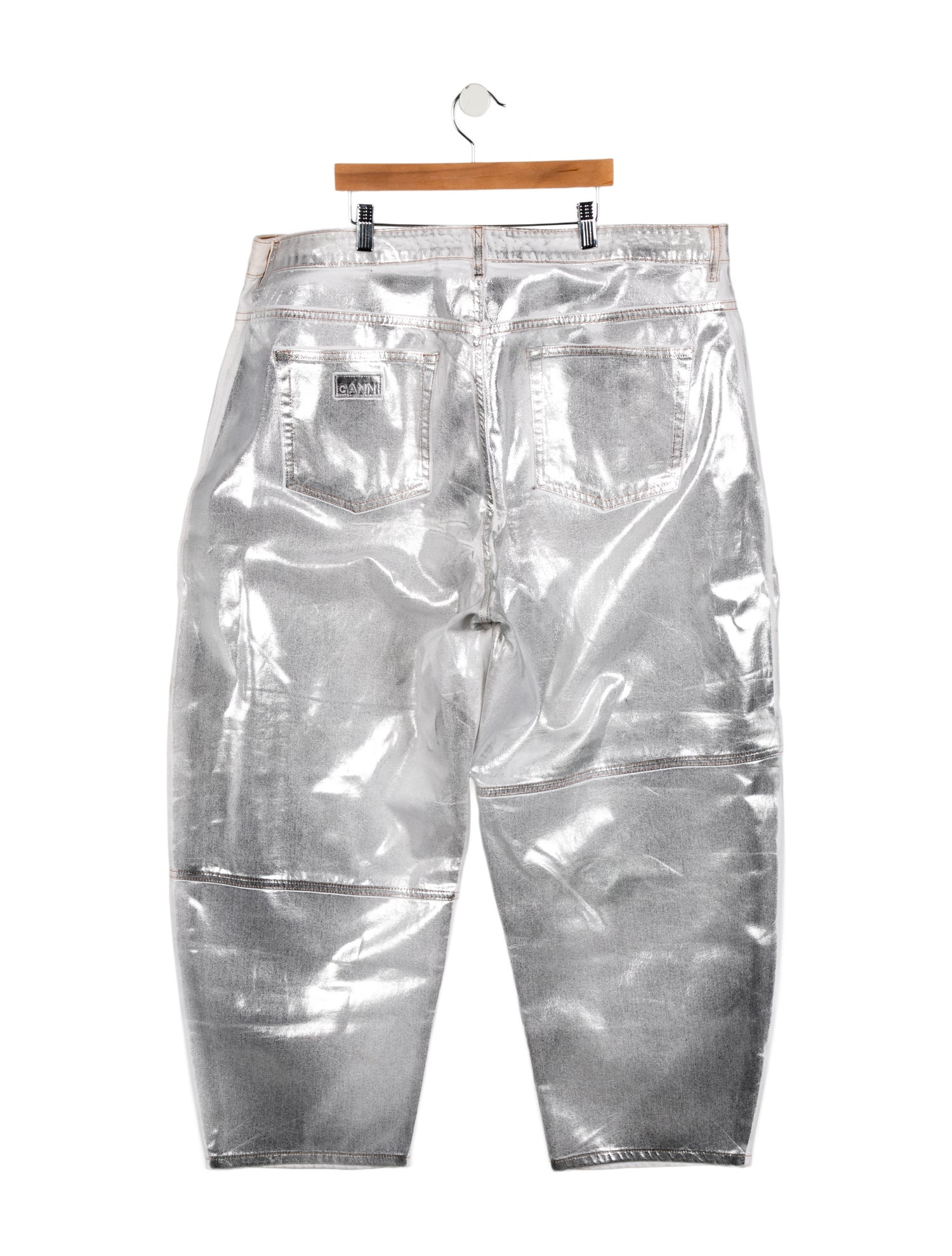 Ganni High-Rise Wide Leg Jeans