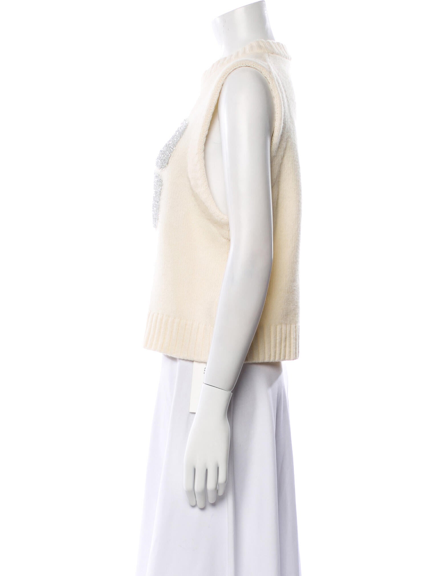 Ganni Printed Crew Neck Sweater