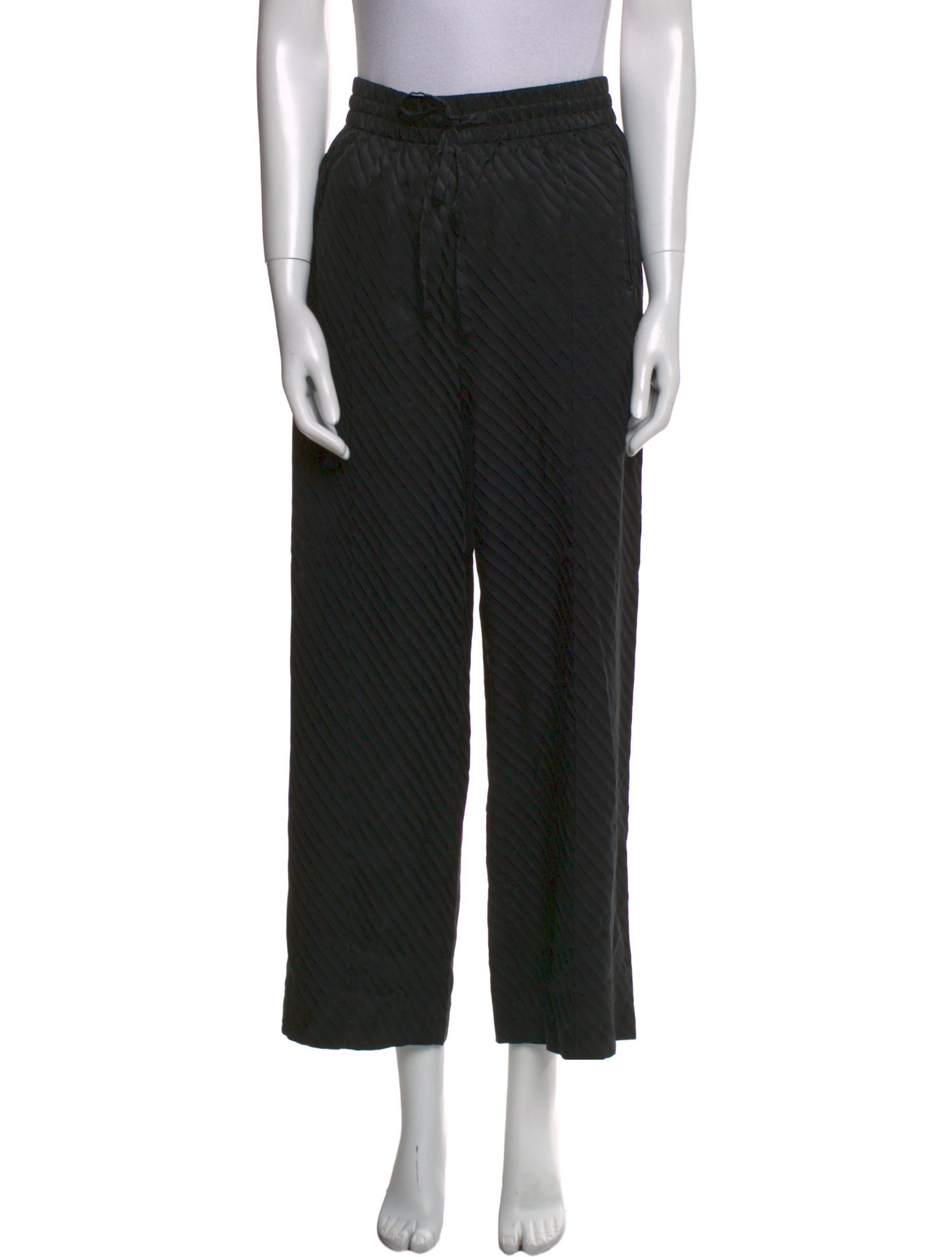 Ganni Silk Wide Leg Pants