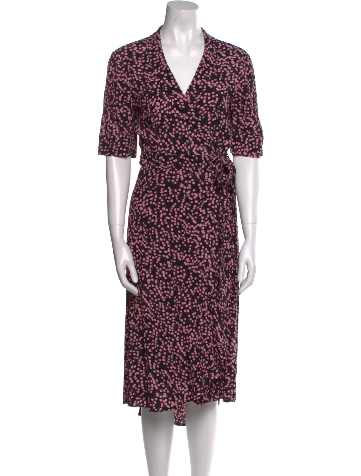 Ganni Printed Midi Length Dress