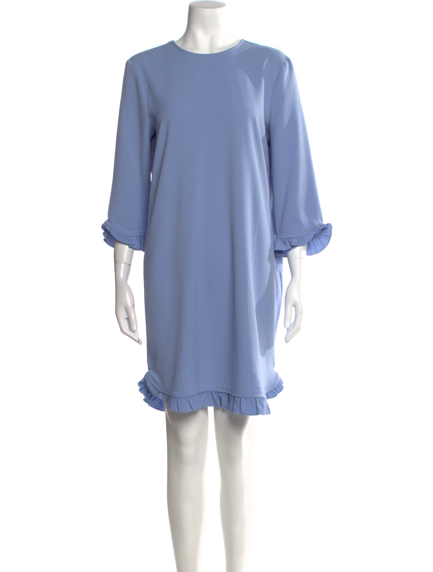 Ganni Crew Neck Mini Dress