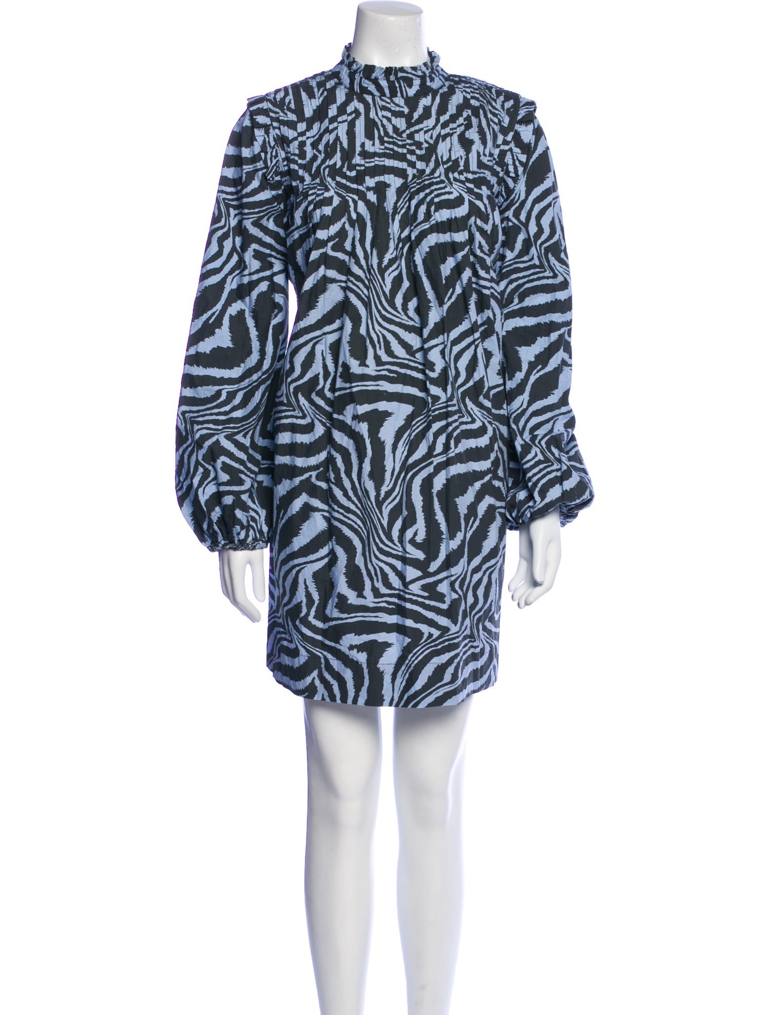 Ganni Printed Mini Dress