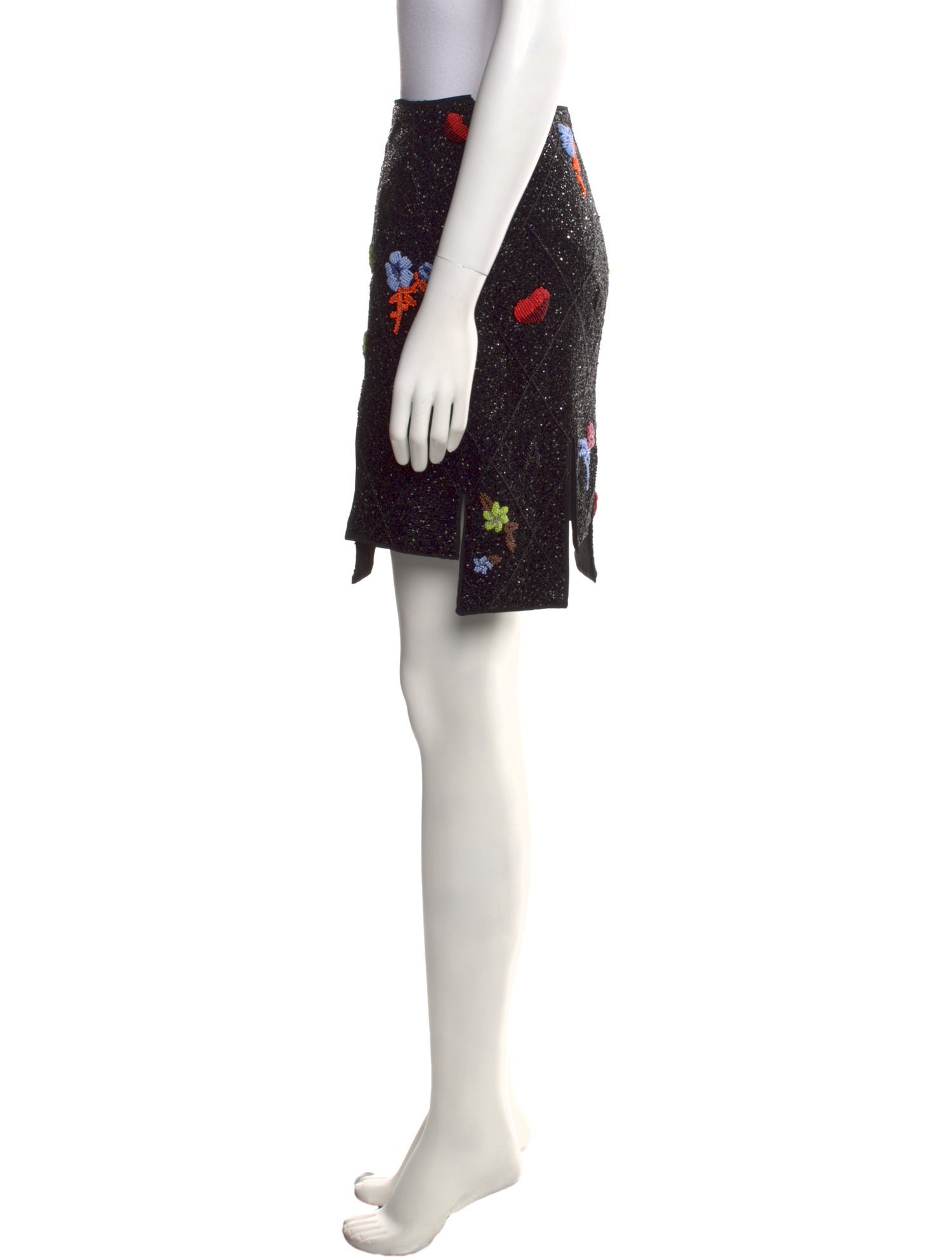 Ganni Floral Print Mini Skirt w/ Tags