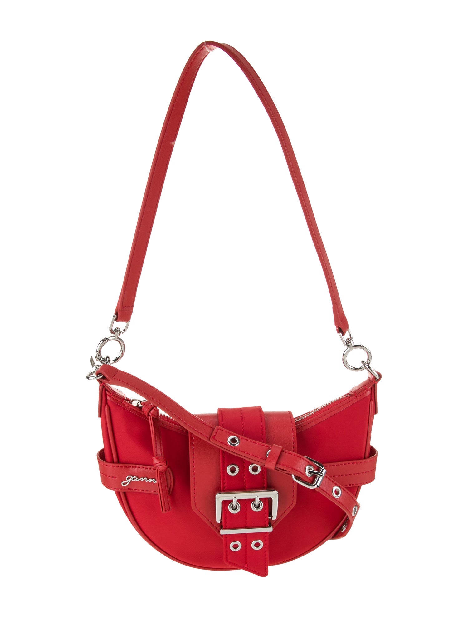 Ganni Leather Shoulder Bag