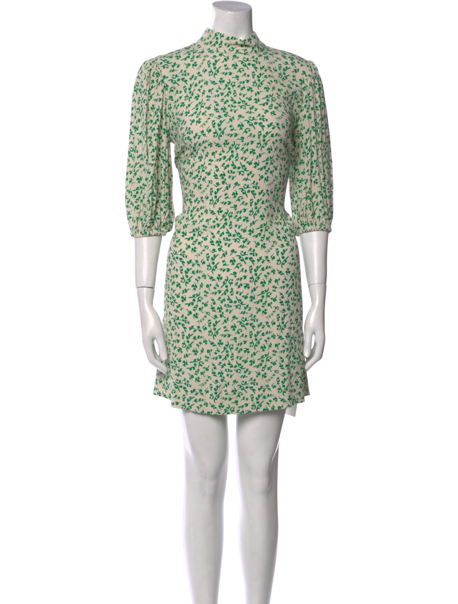 Ganni Printed Mini Dress