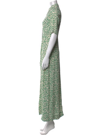 Ganni Printed Long Dress