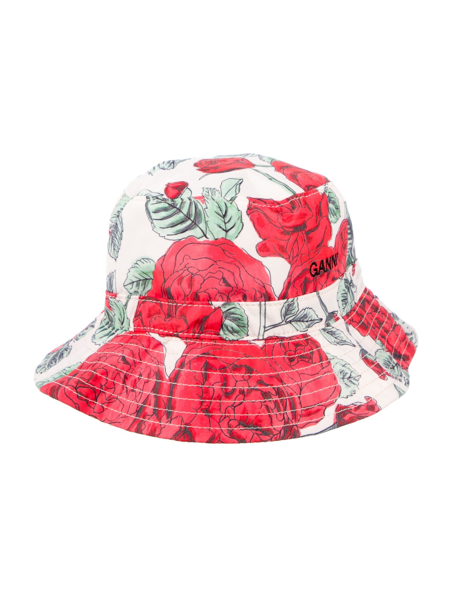 Ganni Printed Bucket Hat
