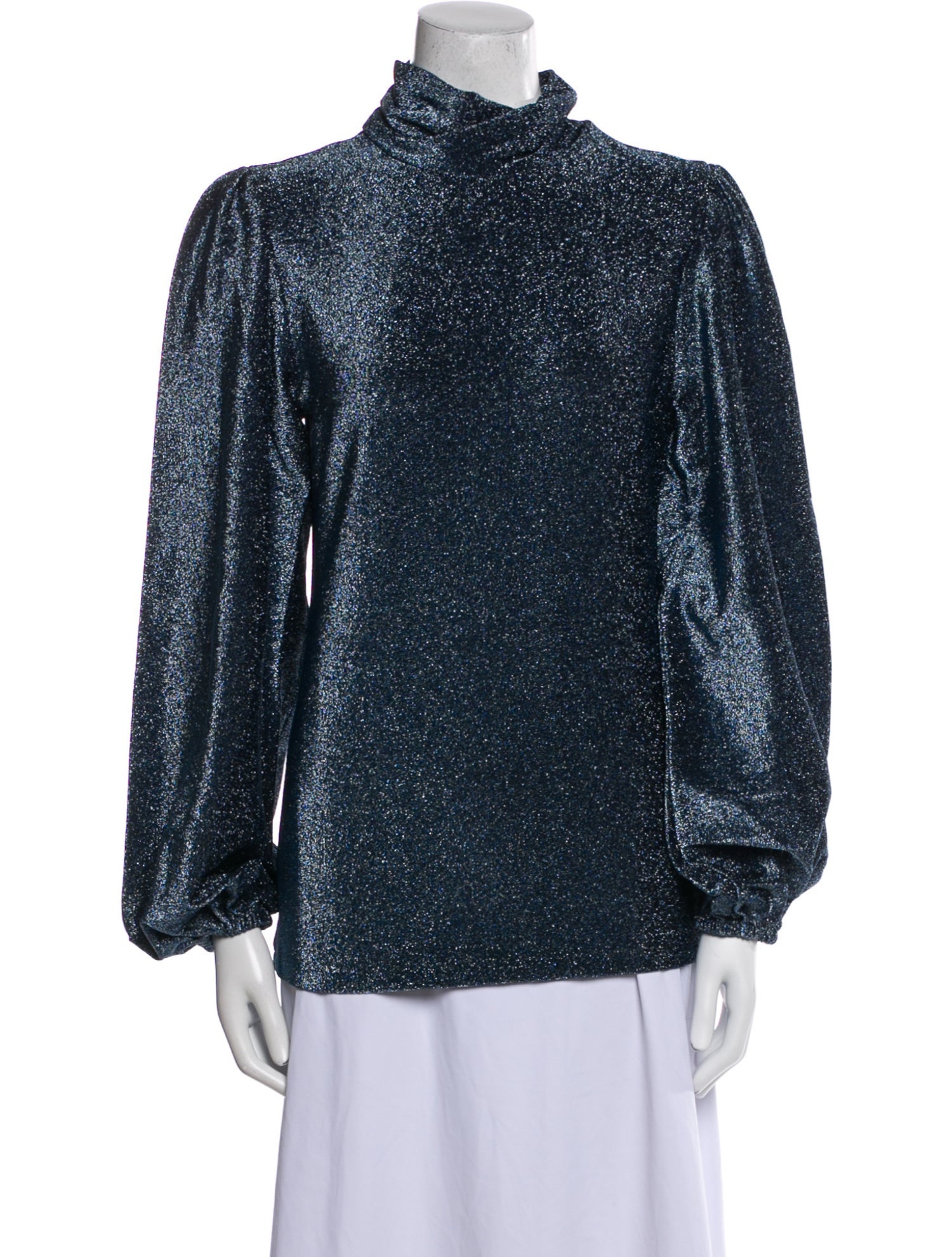 Ganni Turtleneck Long Sleeve Sweatshirt w/ Tags