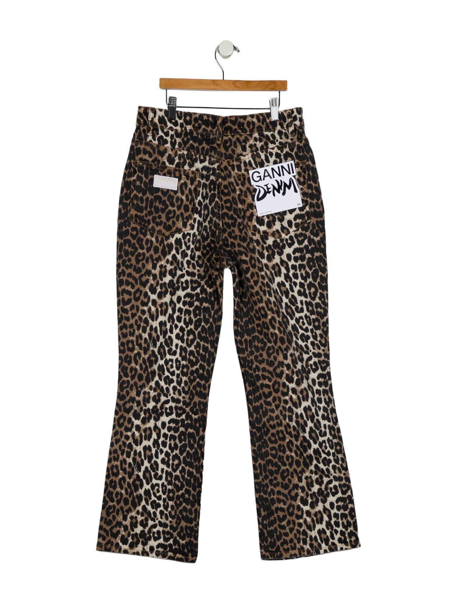 Ganni High-Rise Wide Leg Jeans w/ Tags