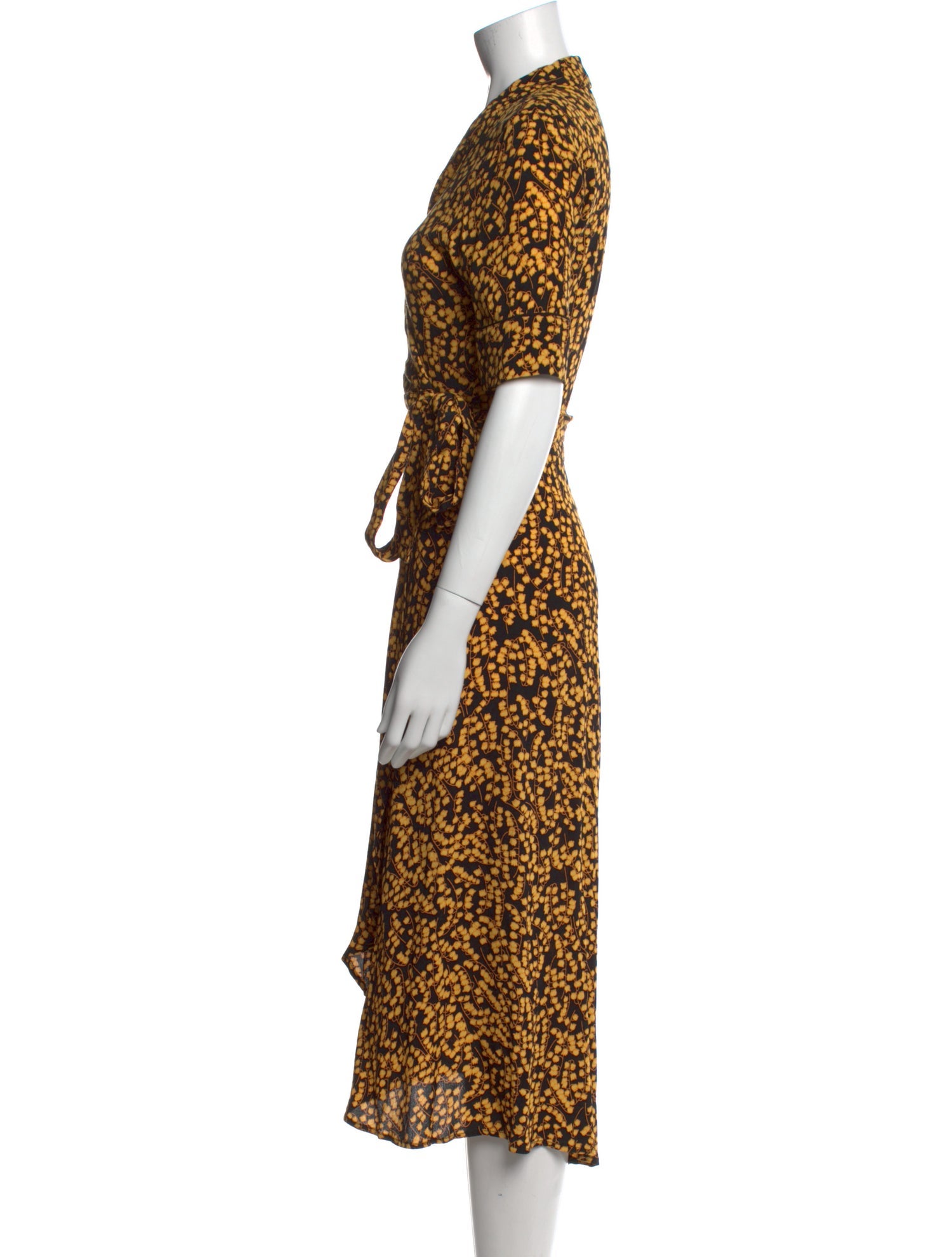 Ganni Printed Midi Length Dress