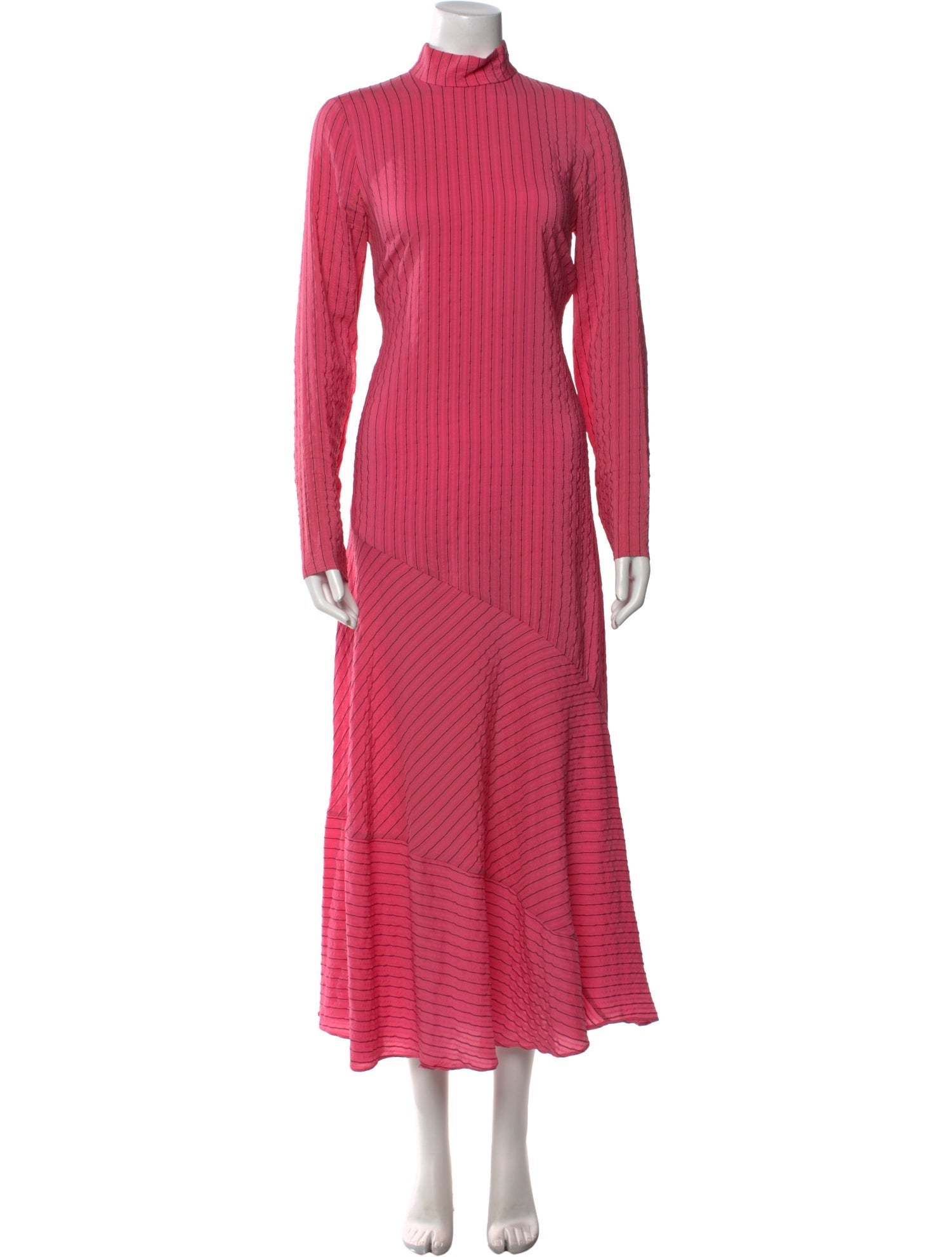 Ganni Silk Long Dress