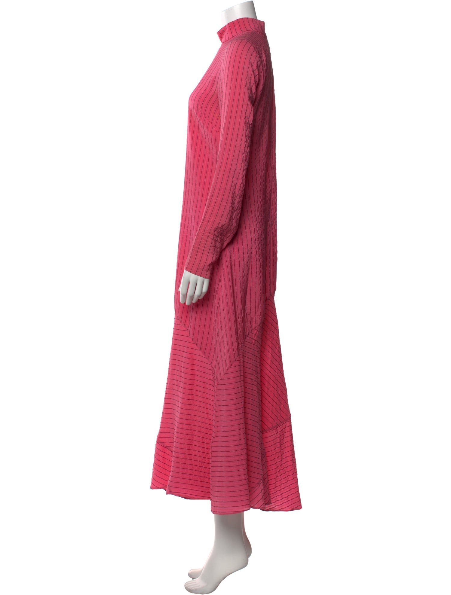Ganni Silk Long Dress