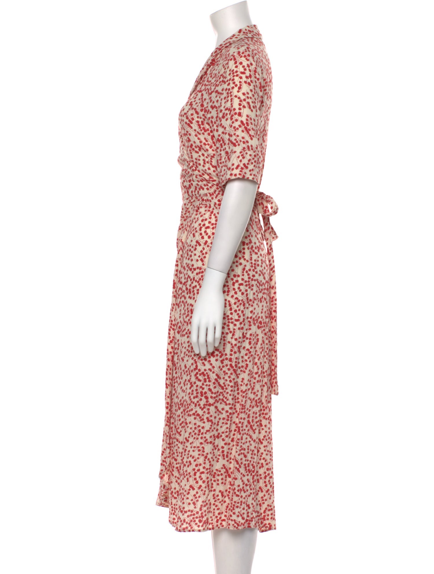 Ganni Printed Midi Length Dress