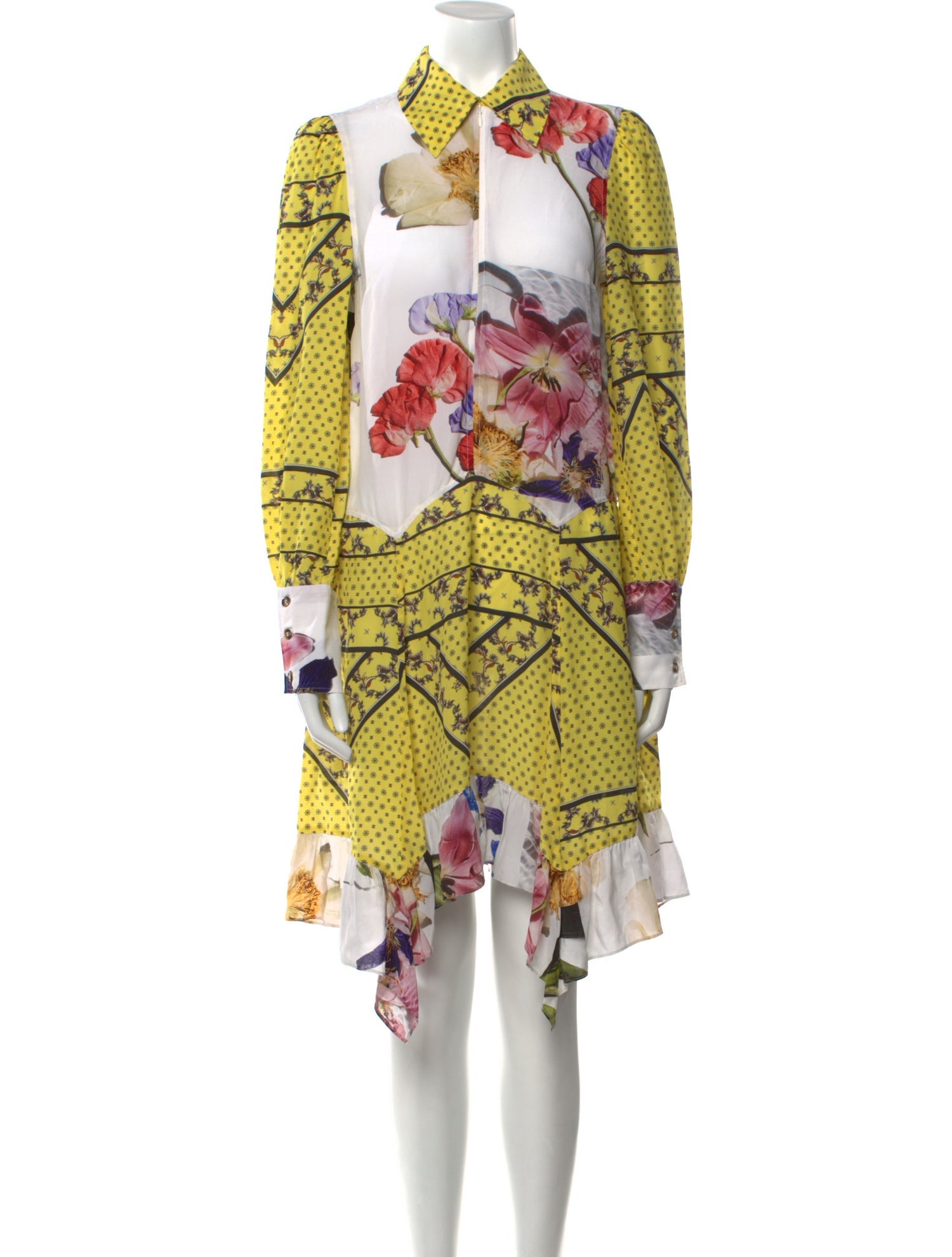 Ganni Printed Knee-Length Dress