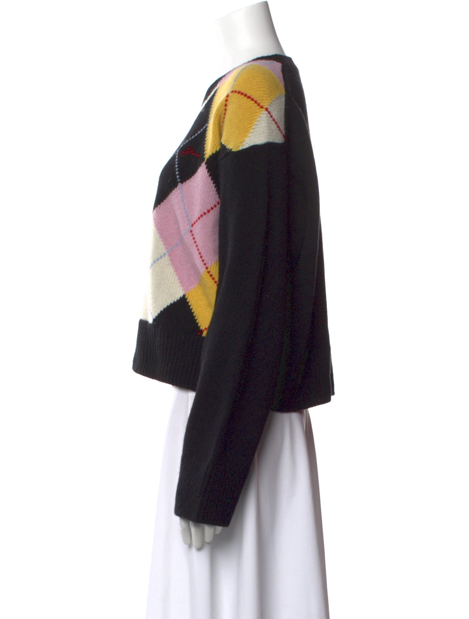 Ganni Wool Printed Sweater