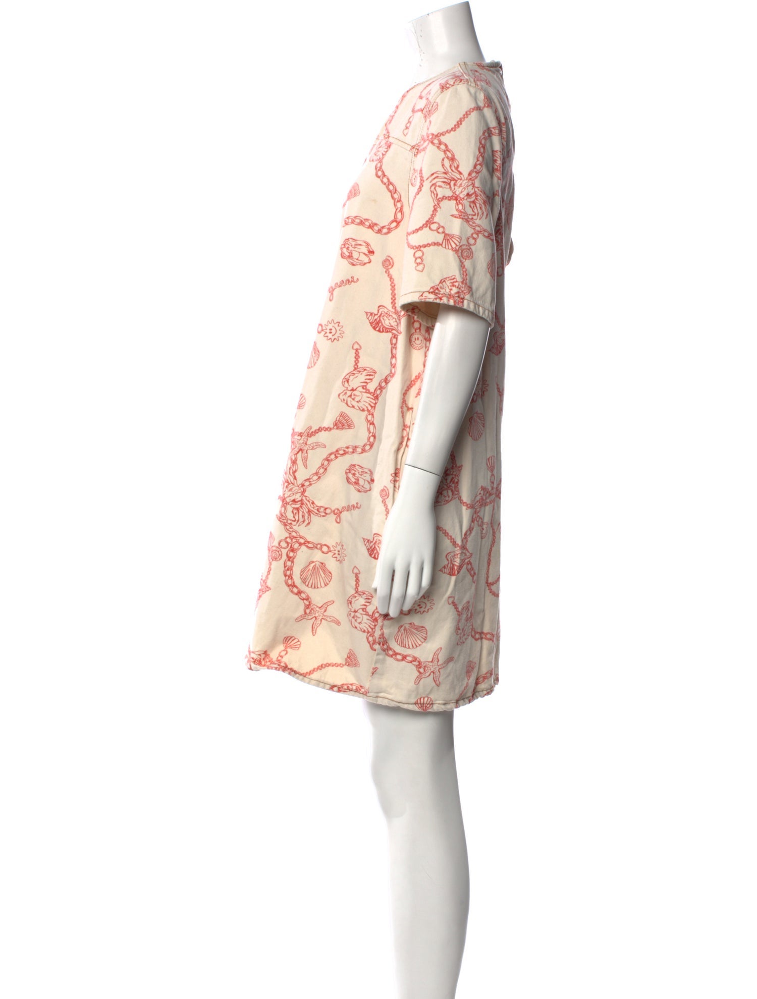 Ganni Printed Mini Dress