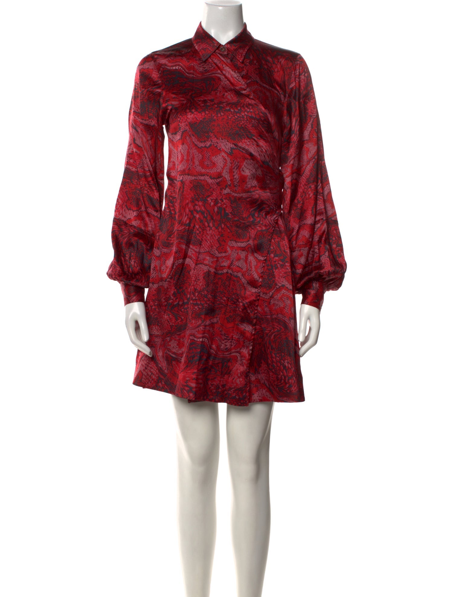 Ganni Silk Mini Dress