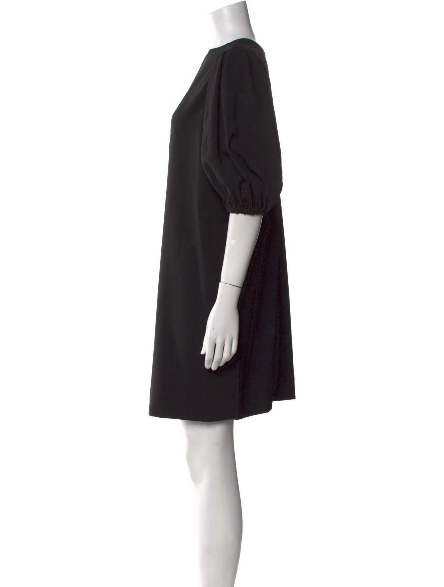 Ganni Bateau Neckline Mini Dress