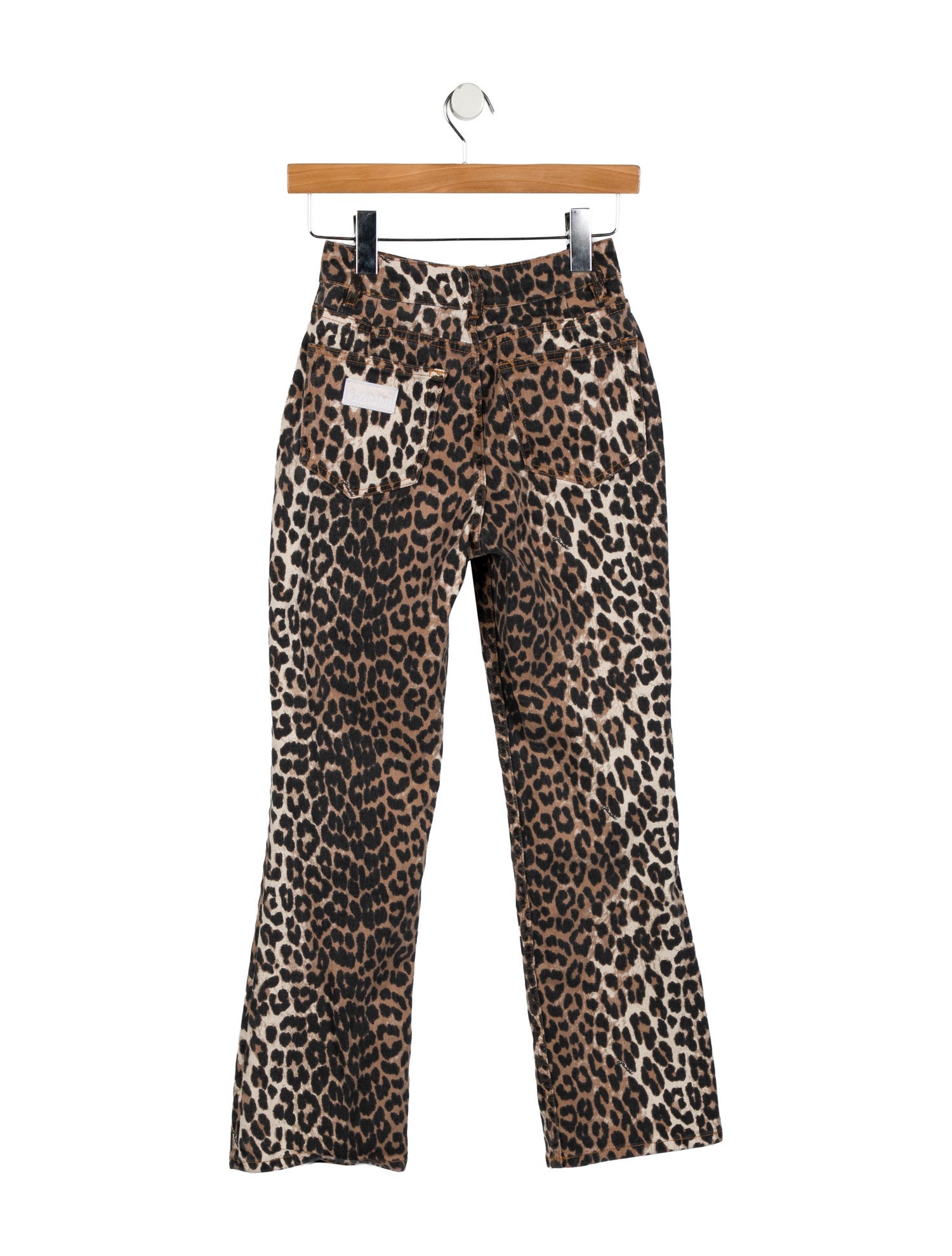 Ganni Mid-Rise Straight Leg Jeans