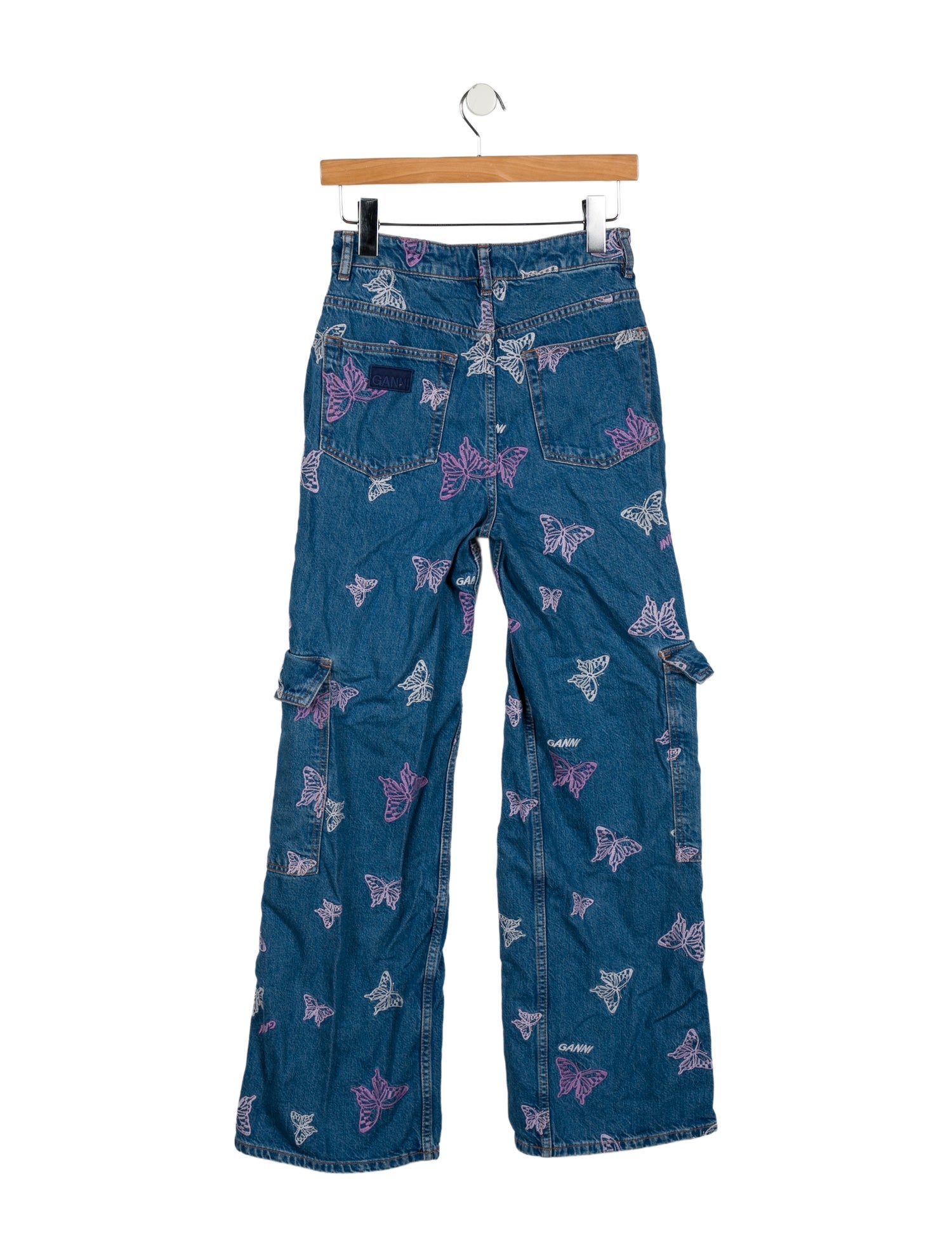 Ganni High-Rise Wide Leg Jeans