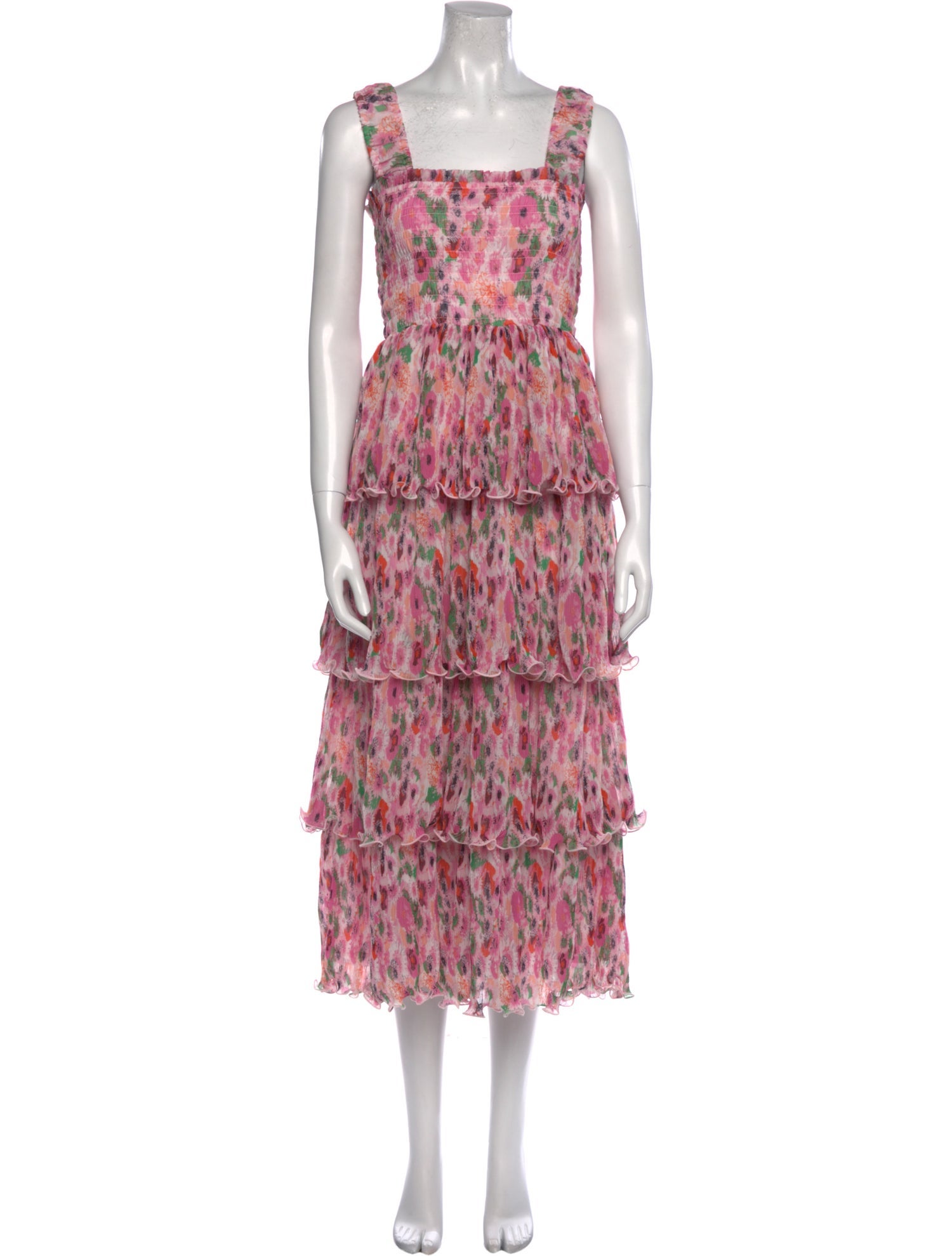 Ganni Printed Long Dress w/ Tags