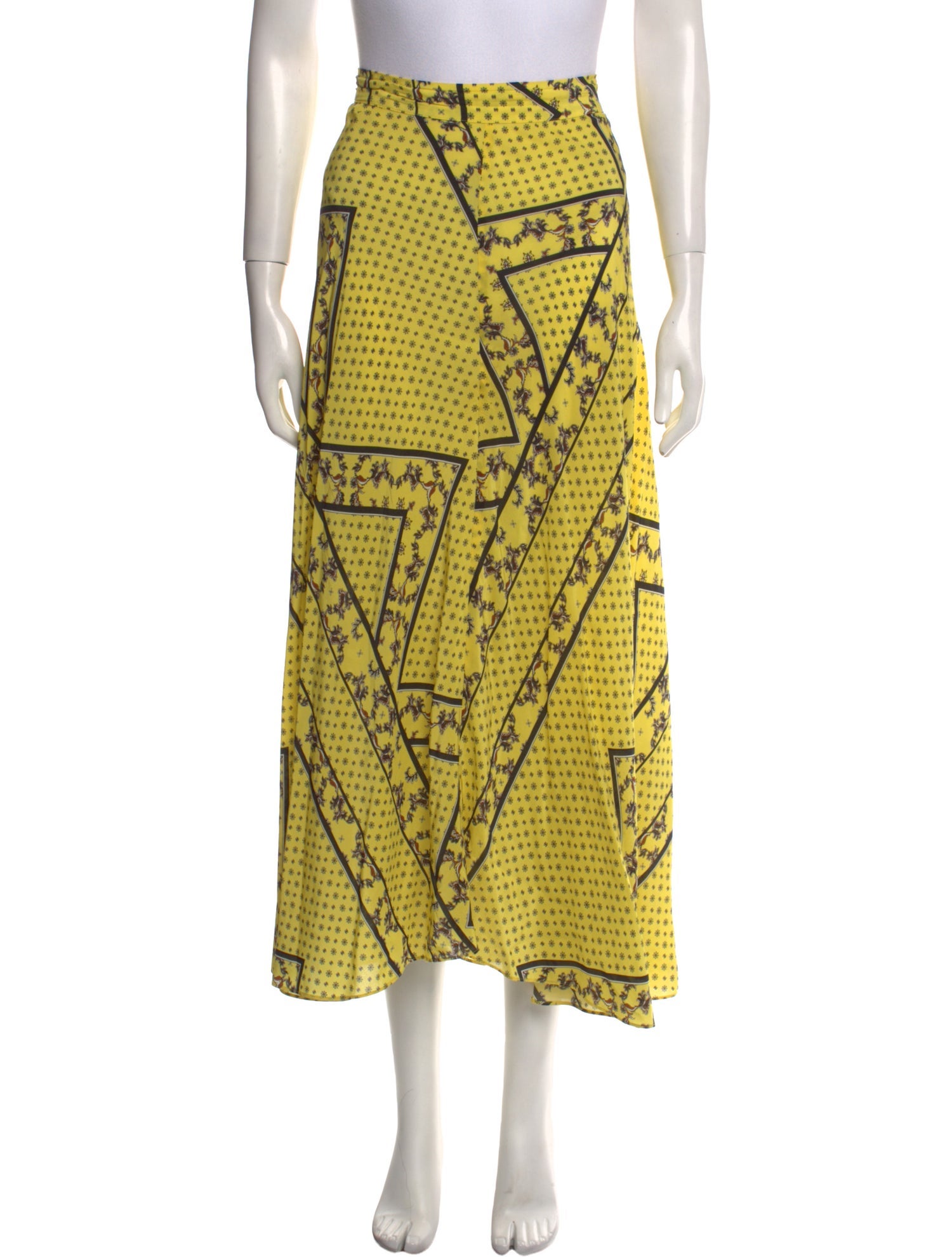 Ganni Printed Midi Length Skirt