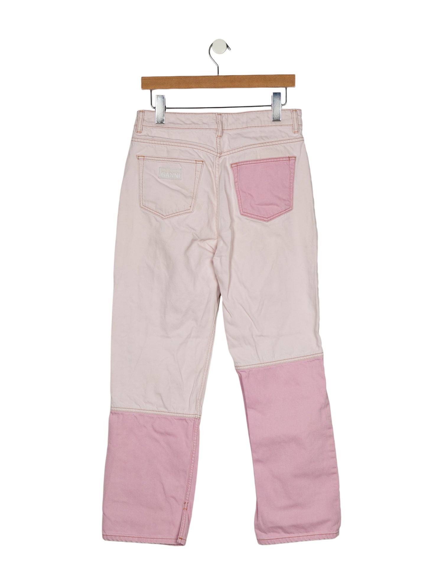 Ganni Mid-Rise Straight Leg Jeans