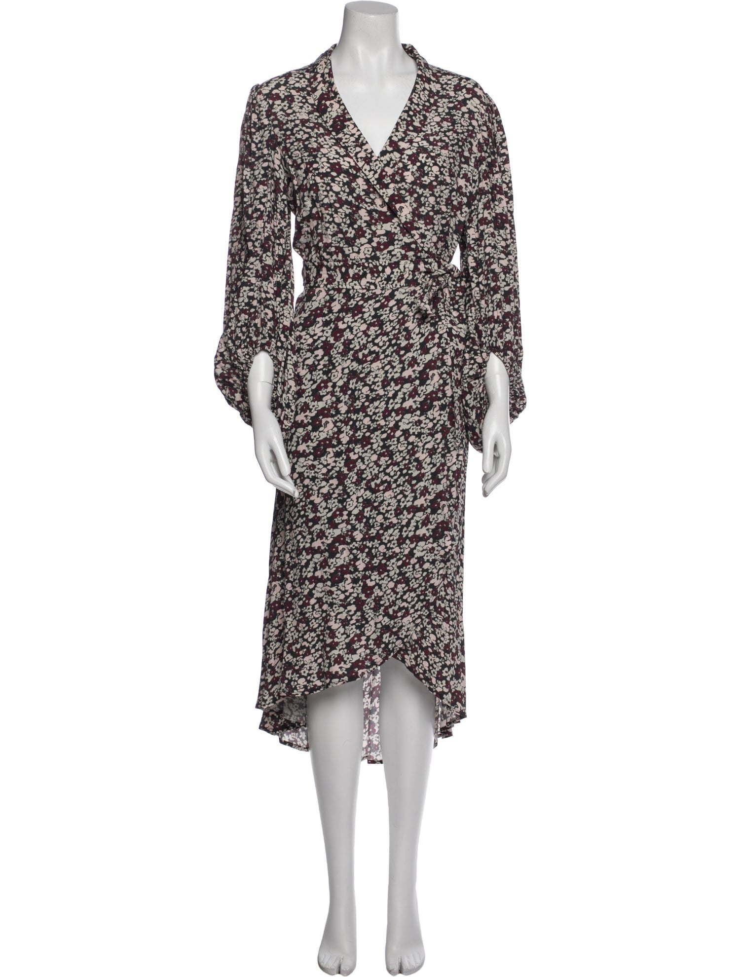 Ganni Floral Print Long Dress