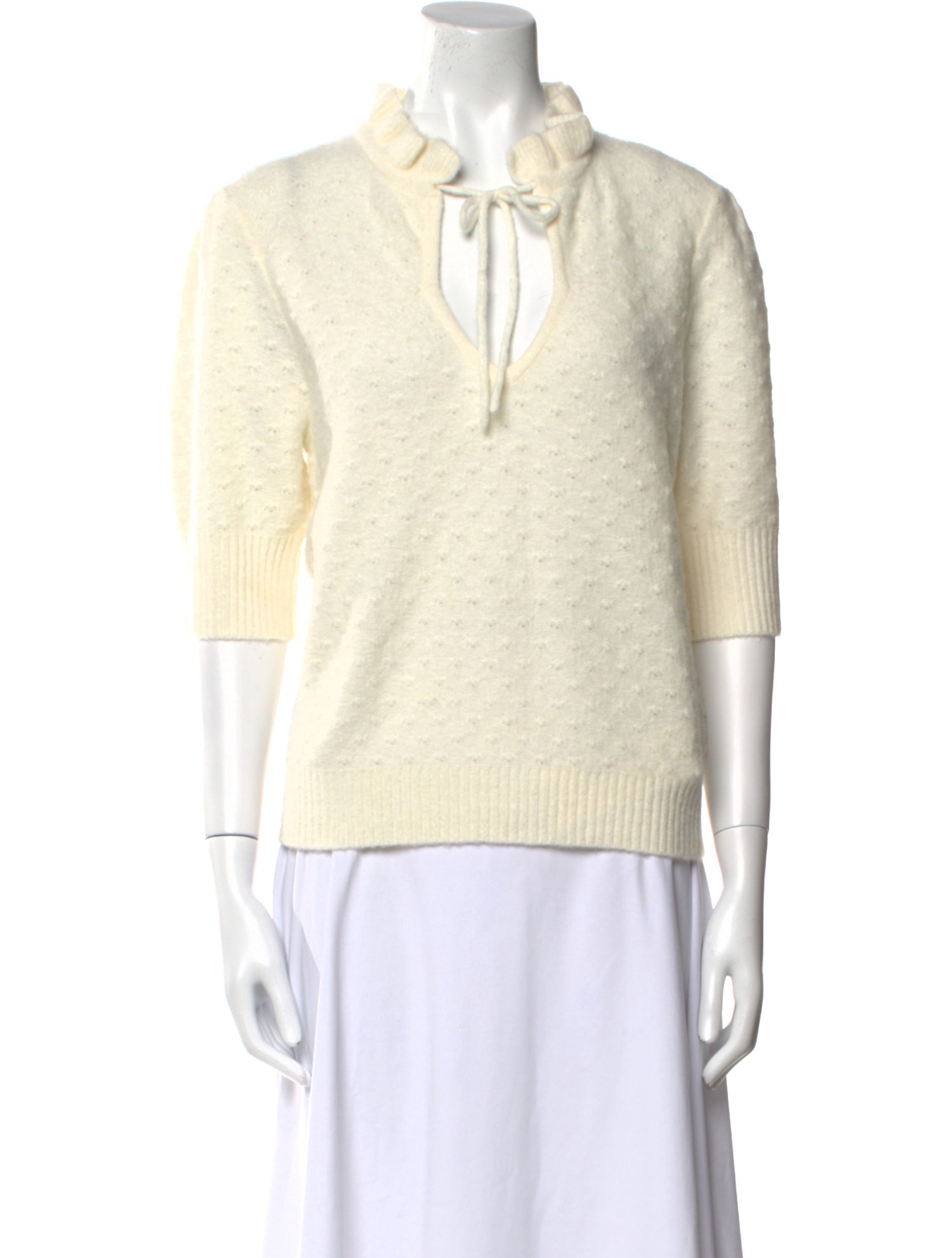 Ganni V-Neck Sweater