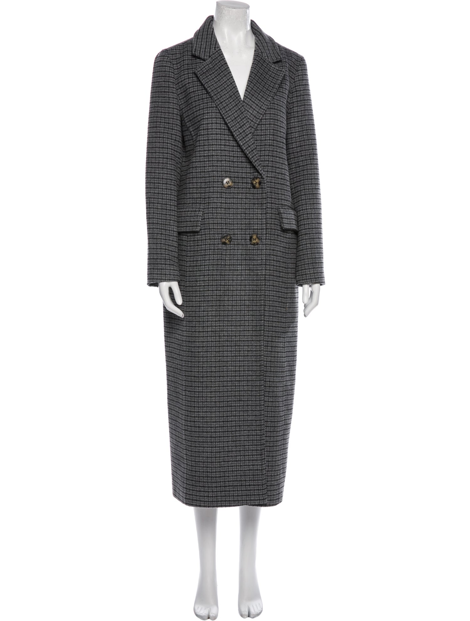 Ganni Wool Peacoat