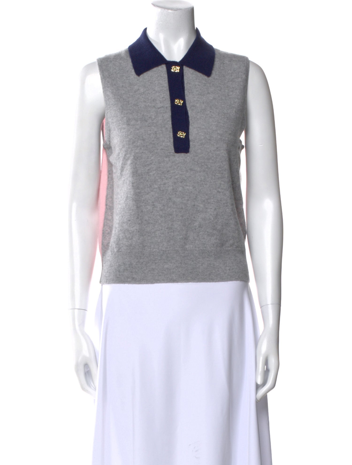 Ganni Sleeveless Polo