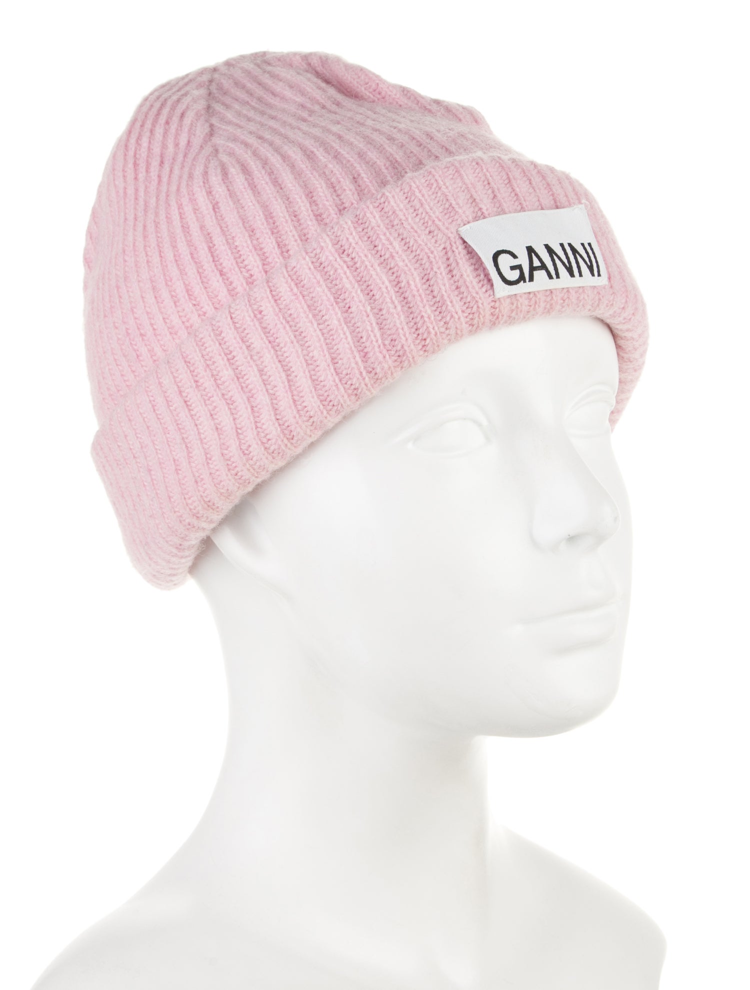 Ganni Wool Knit Beanie