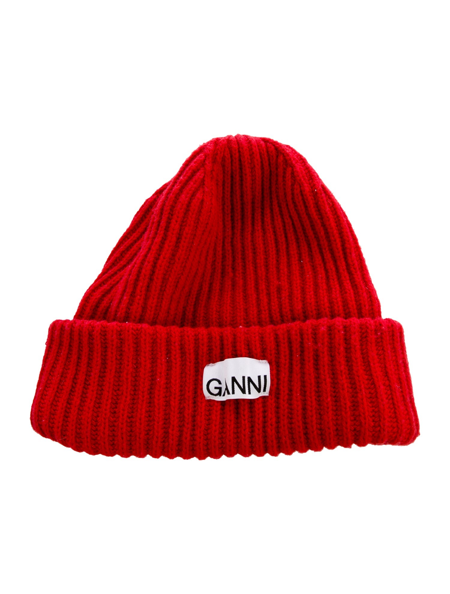 Ganni Logo Beanie