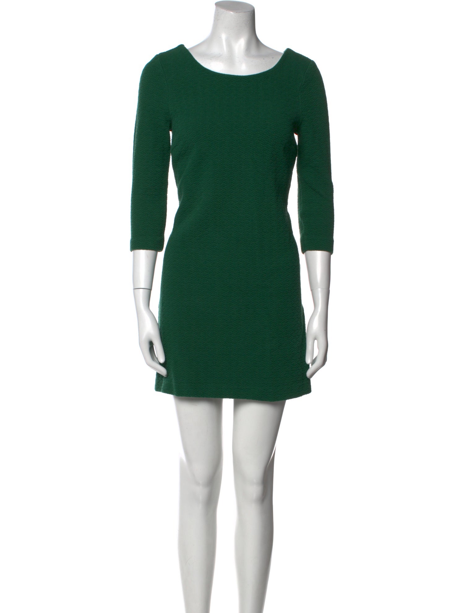 Ganni Scoop Neck Mini Dress