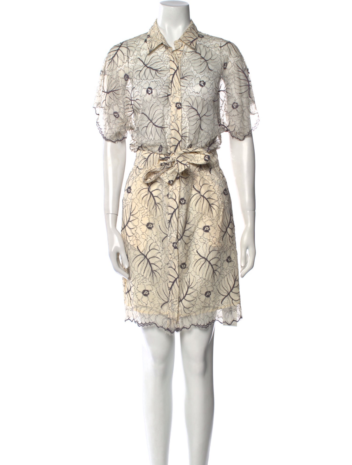 Ganni Printed Mini Dress