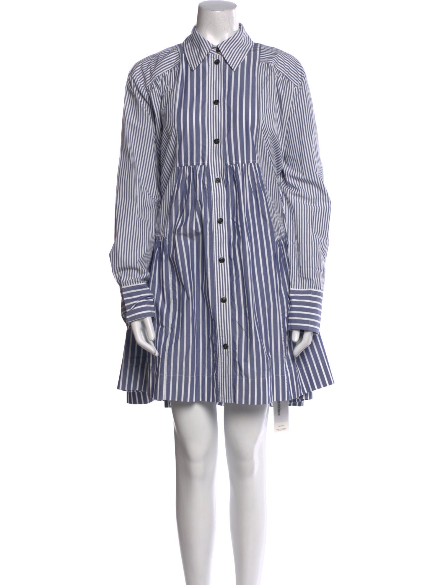 Ganni Striped Knee-Length Dress w/ Tags