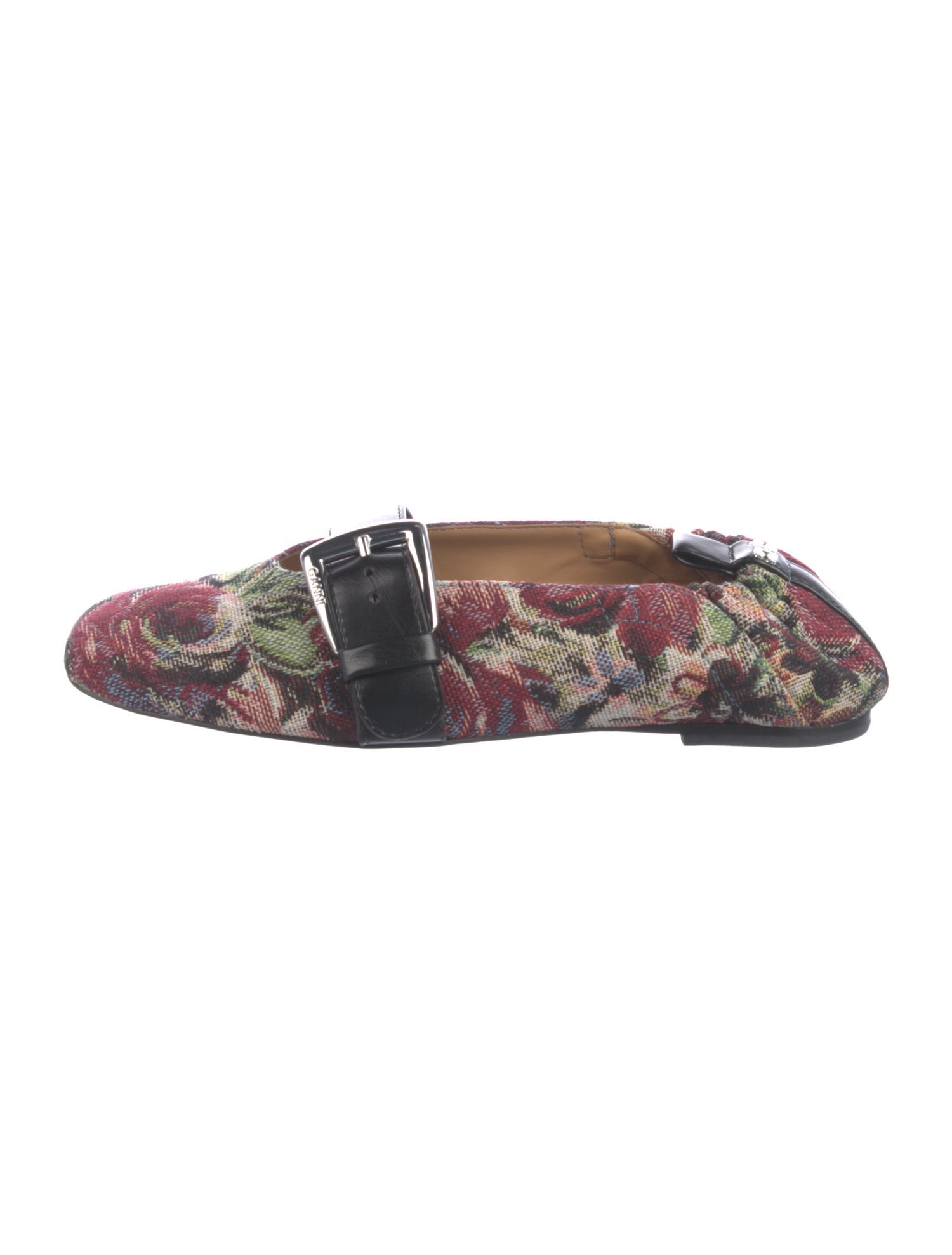 Ganni Floral Print Mules