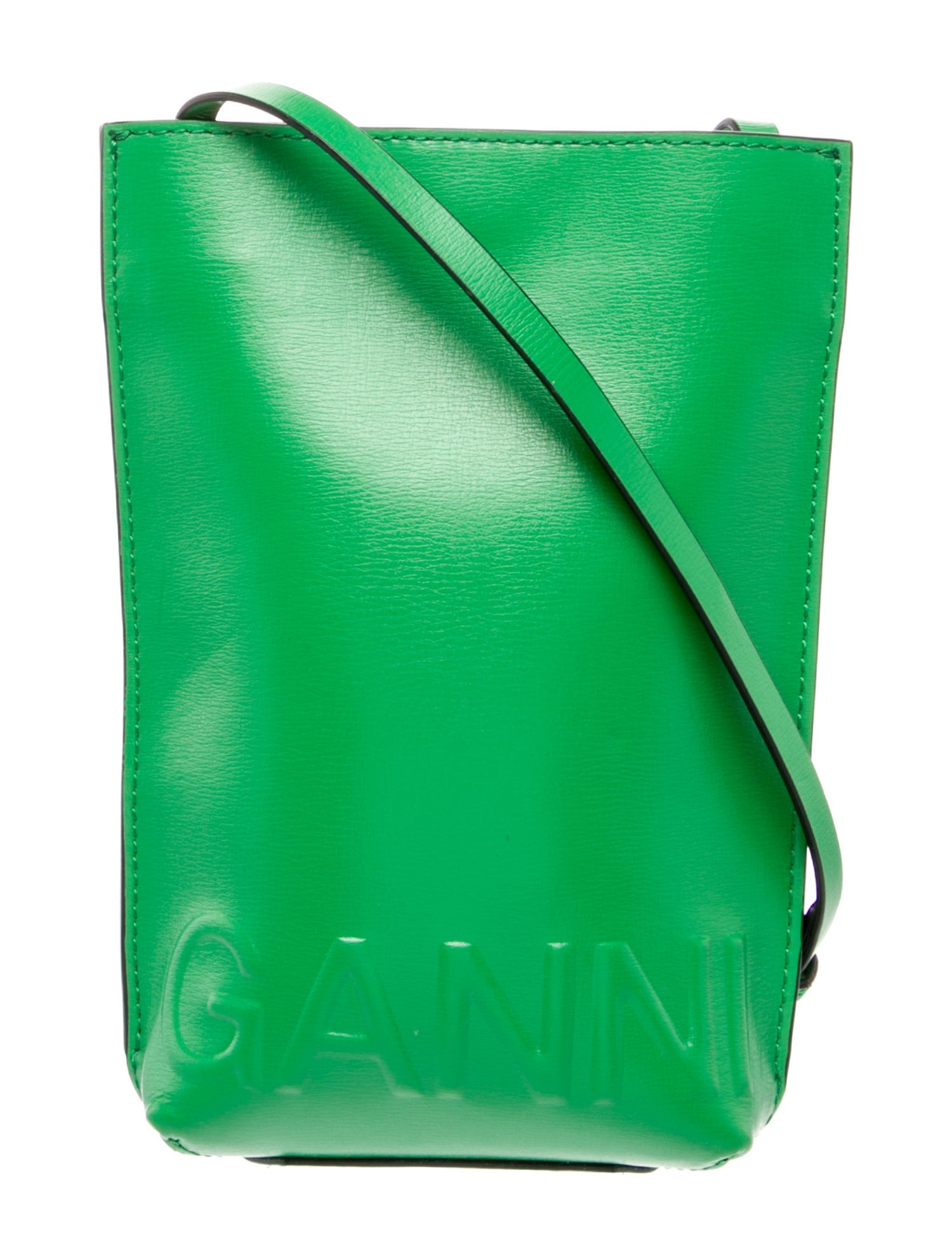 Ganni Leather Crossbody Bag