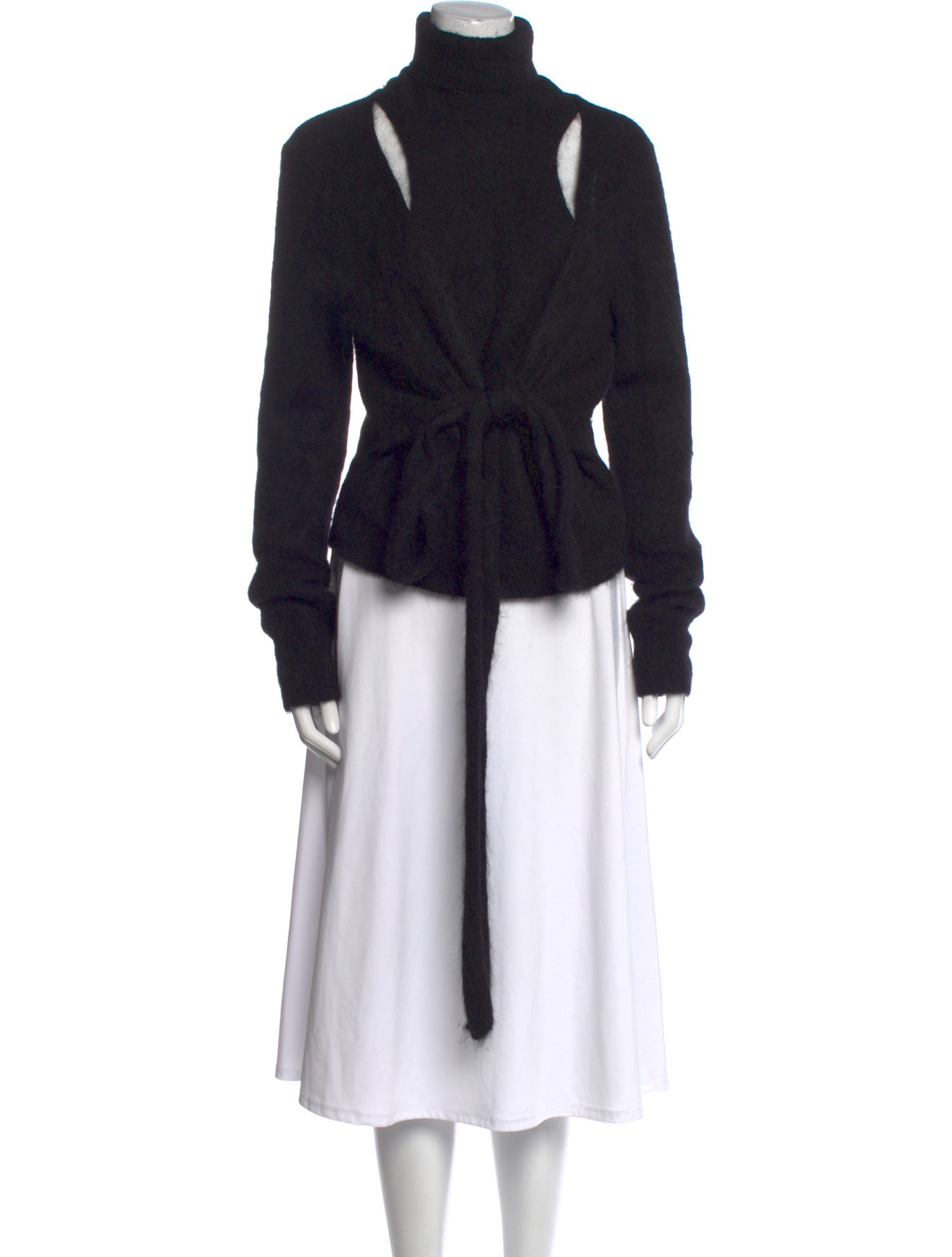 Ganni Alpaca Mock Neck Sweater