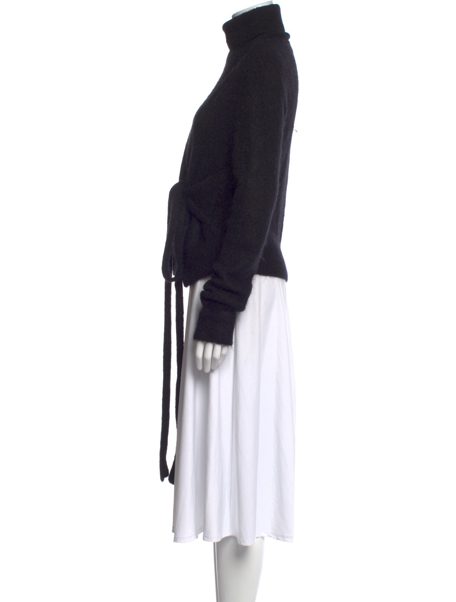 Ganni Alpaca Mock Neck Sweater